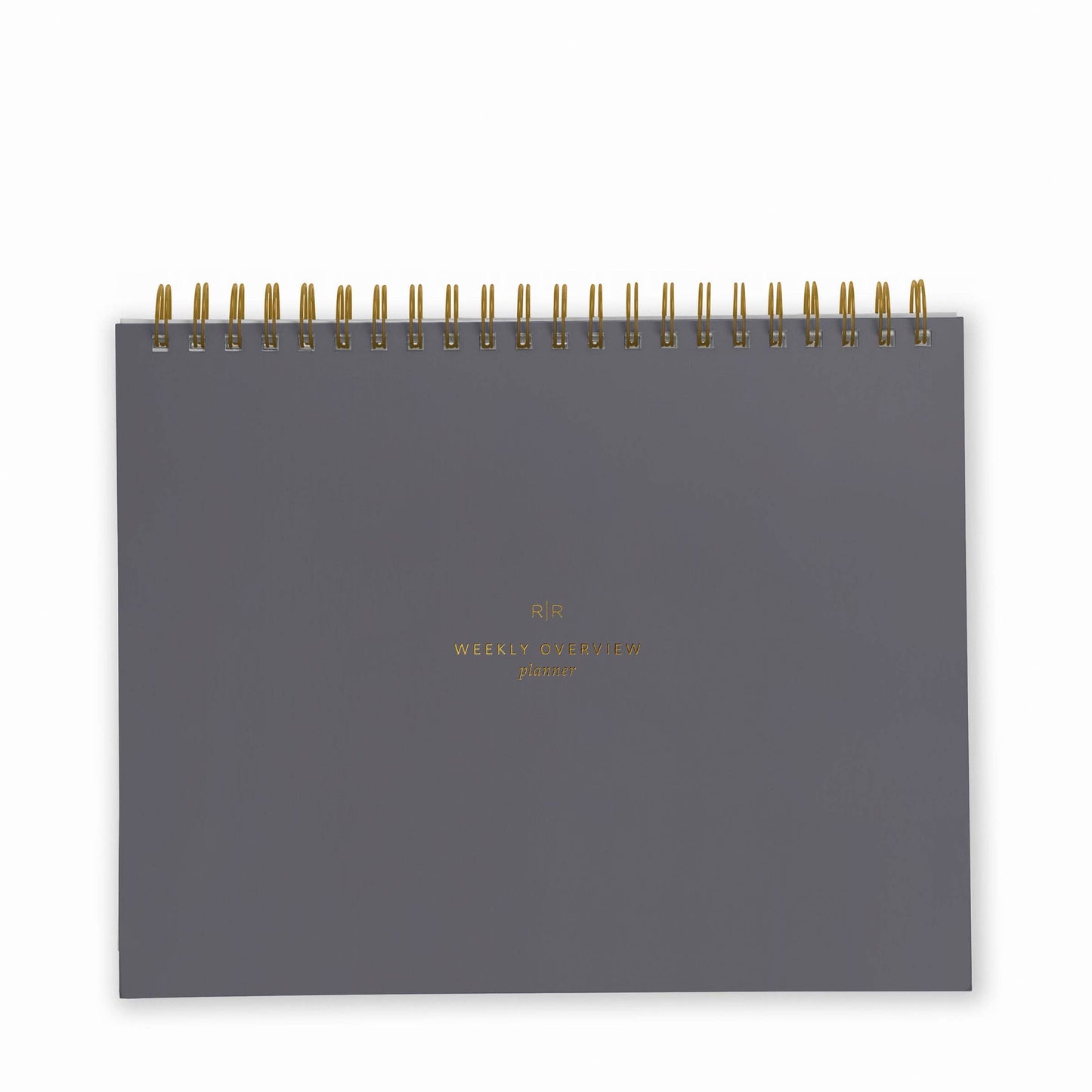 Weekly Overview Planner | Assorted Colors: Charcoal