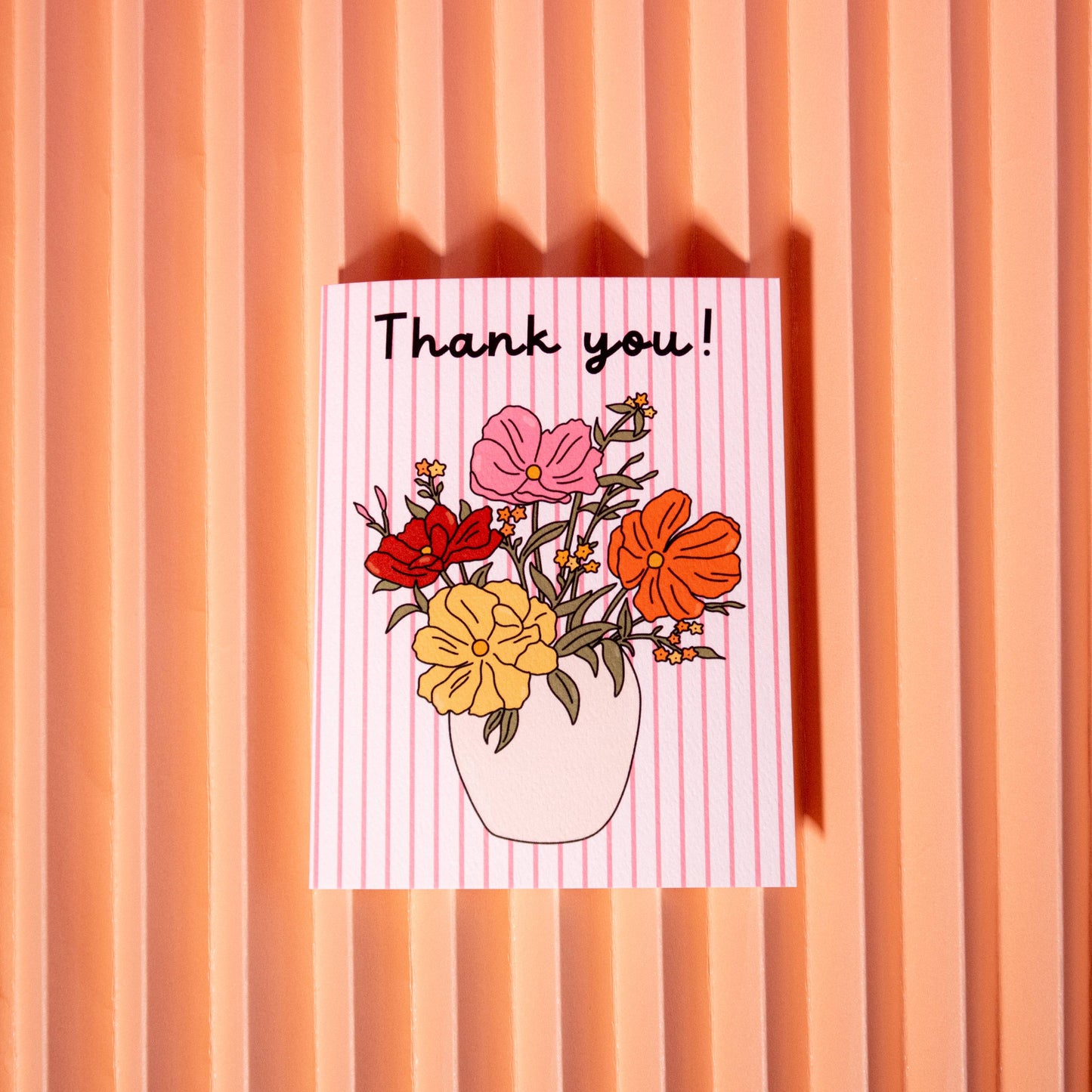 Thank You Stripe Flower Bouquet