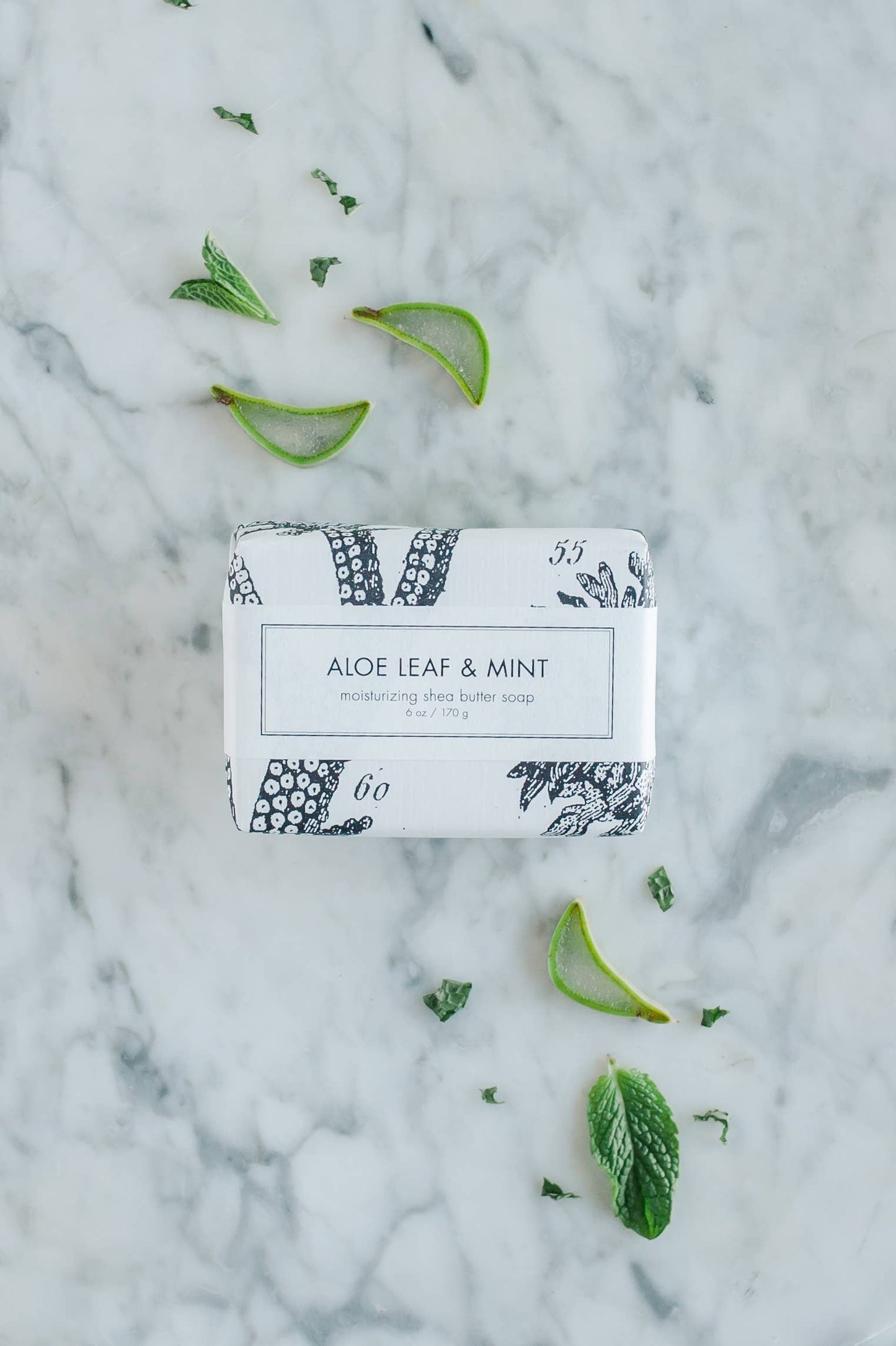Aloe Leaf & Mint Soap Bath Bar