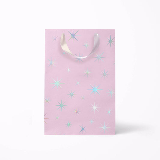 Starburst Gift Bag | Holographic Lilac: M
