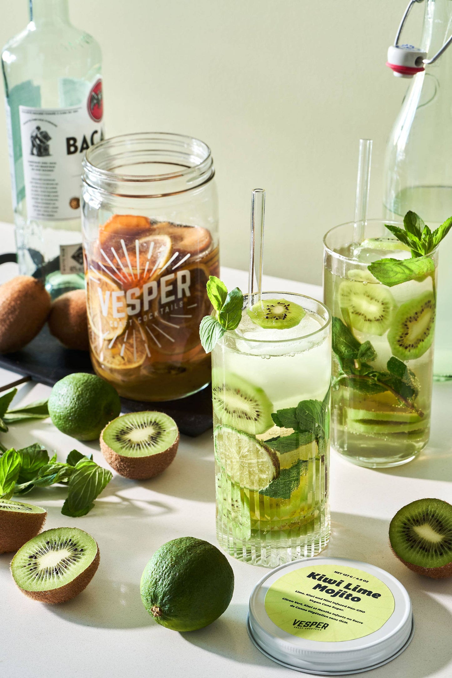 Kiwi Lime Mojito Cocktail Infusion Kit