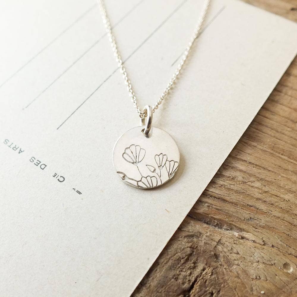 Blossom Necklace: Gold Fill