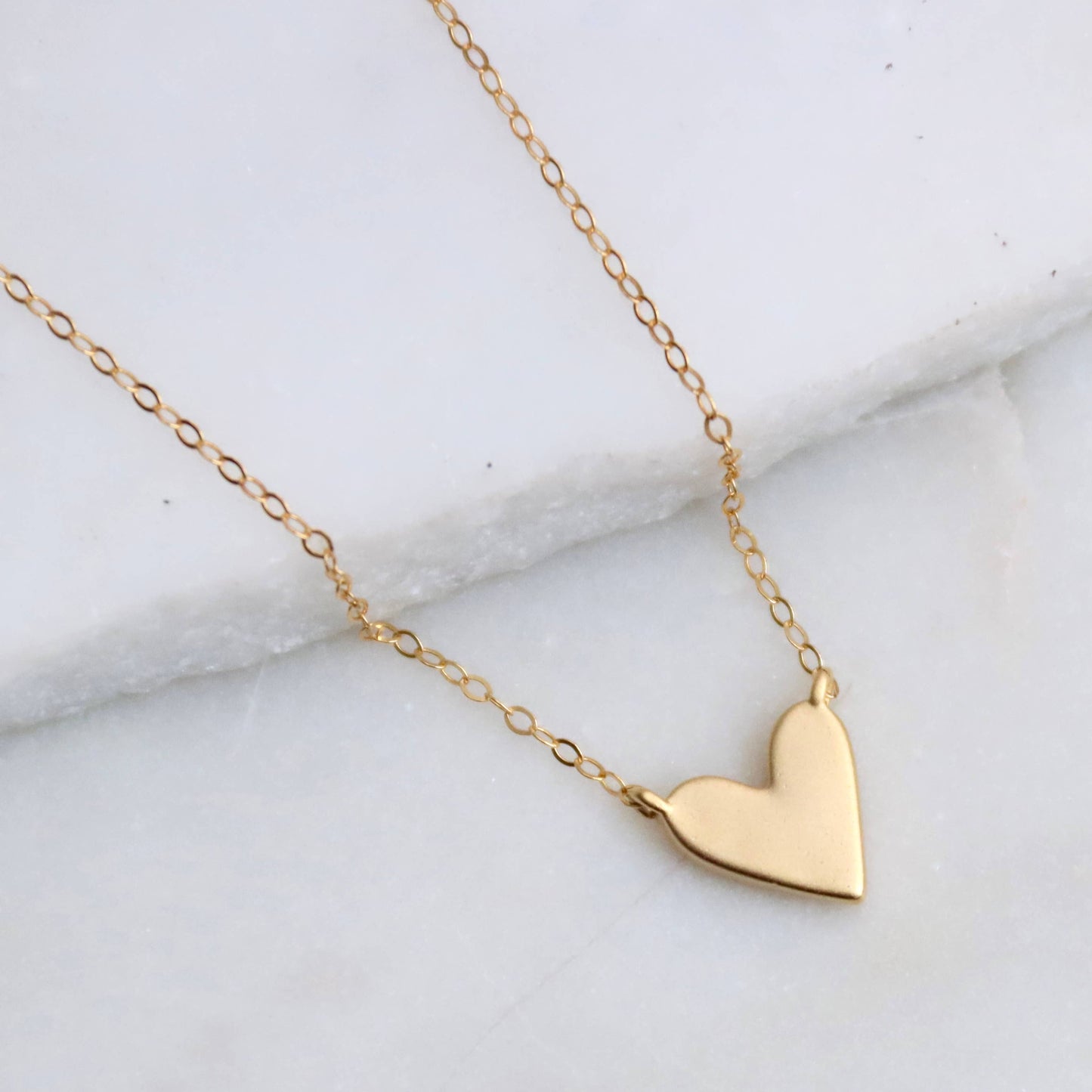 Heart Necklace | Gold