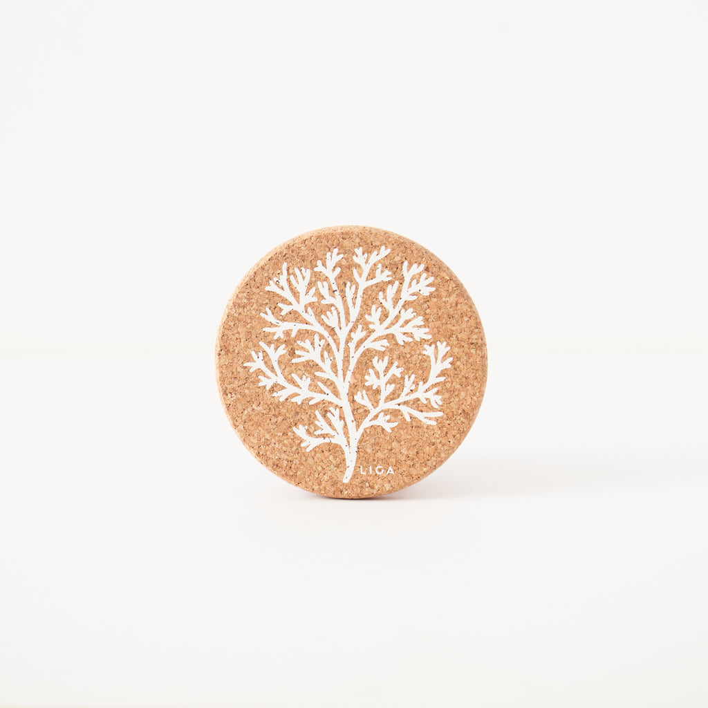 Cork Coasters | Coral