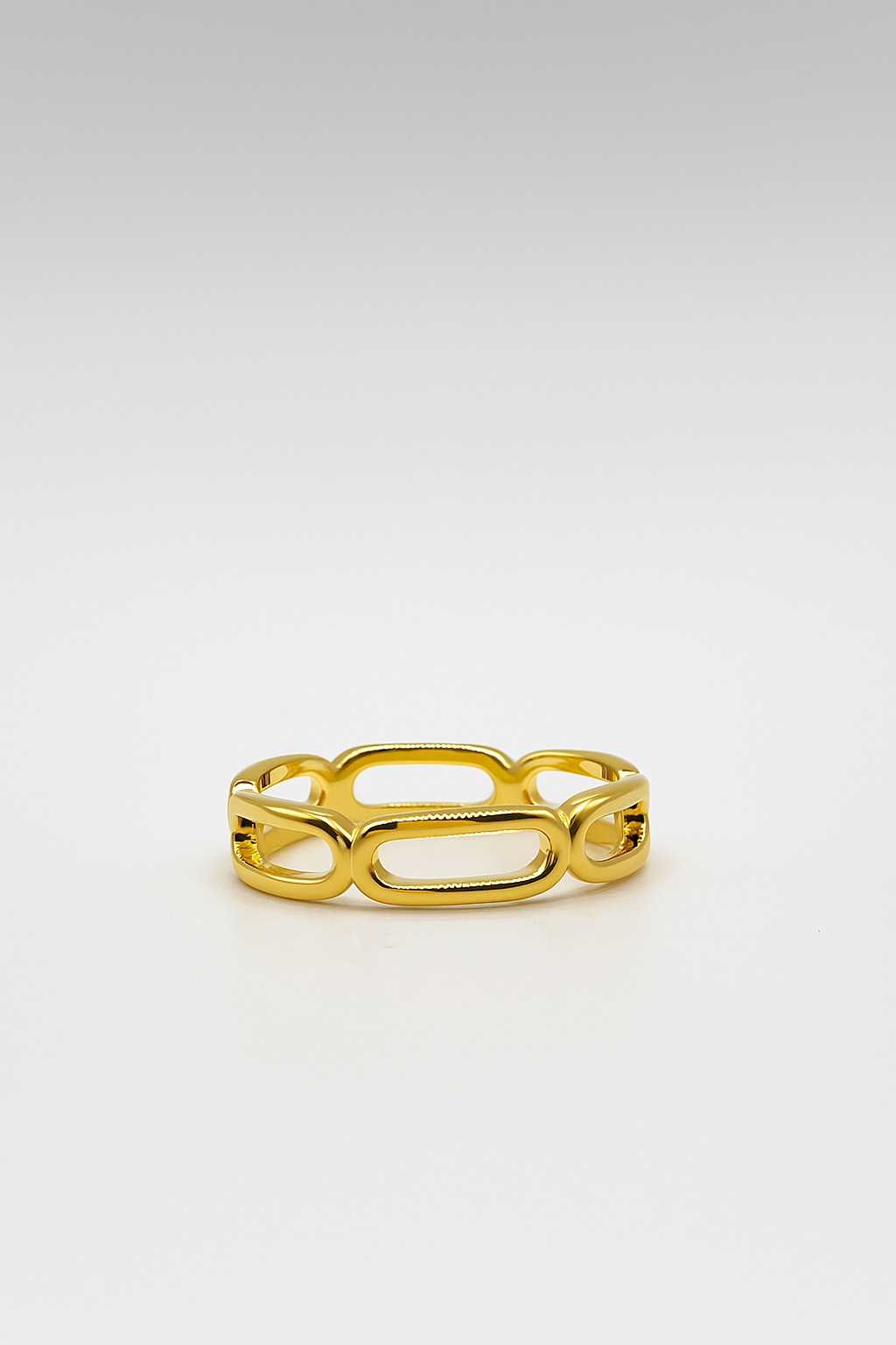 Chain Link Gold Ring: size 7