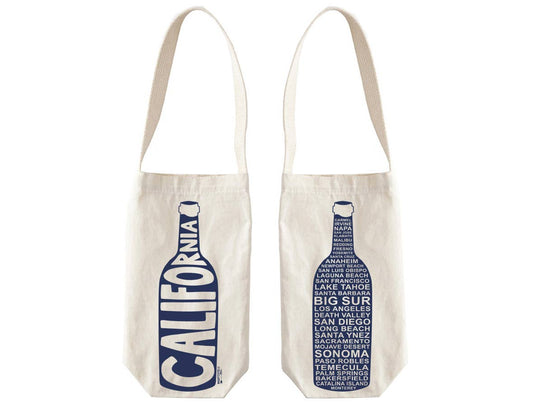 California Single Wine Totes: Natural