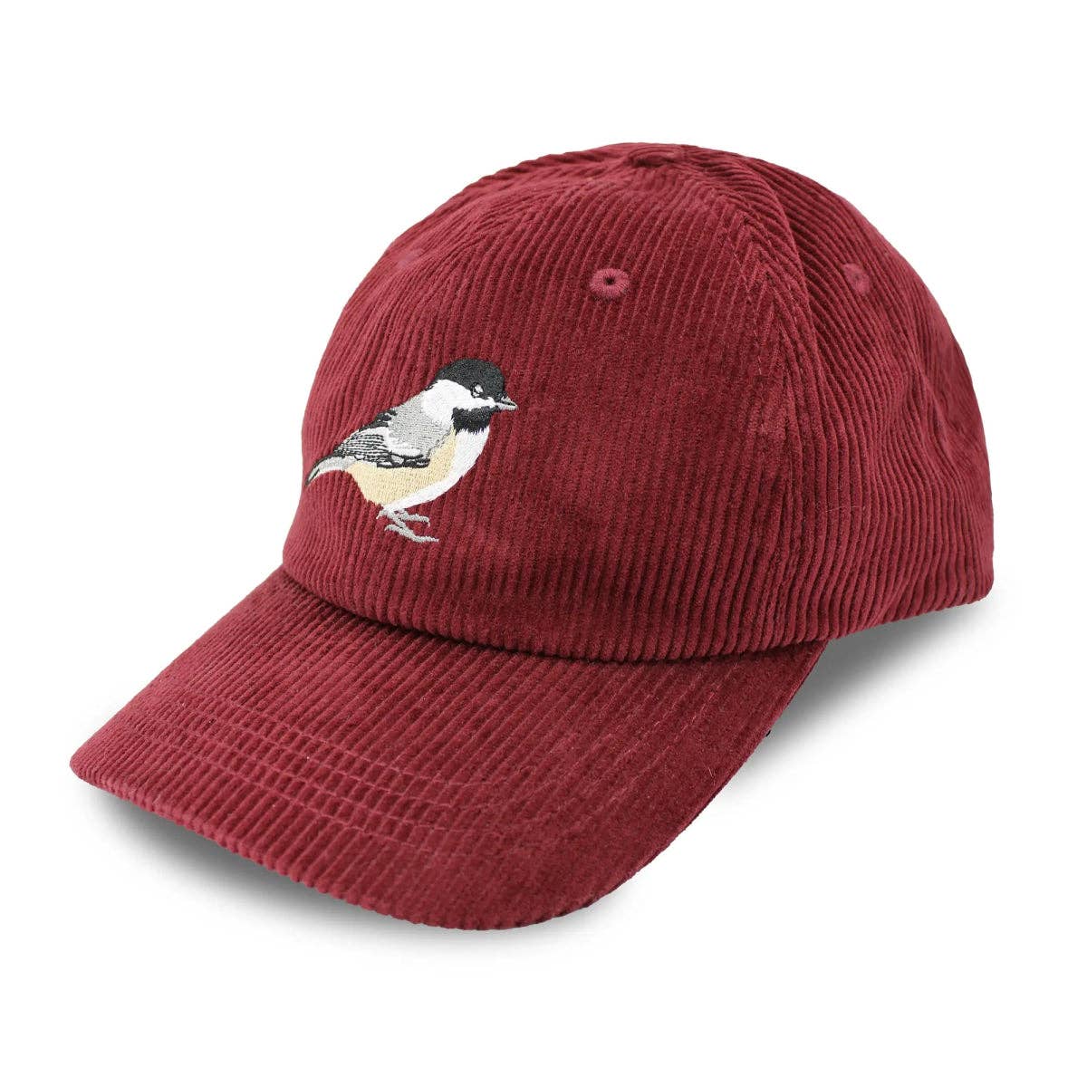 Chickadee Corduroy Hat: Merlot