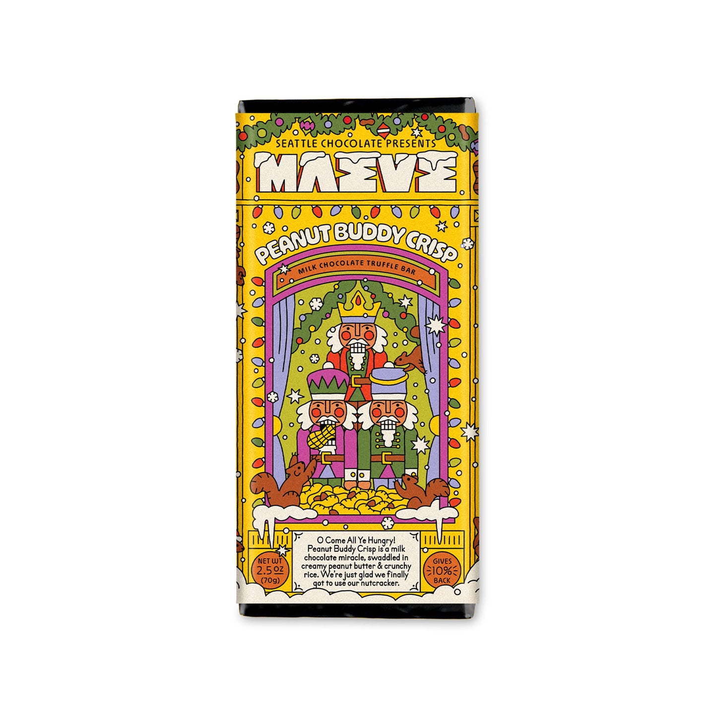 Holiday - Peanut Buddy Crisp Truffle Bar