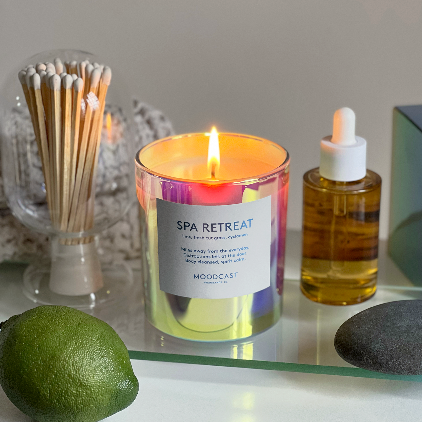 Moodcast Coconut Wax Candle | Spa Retreat