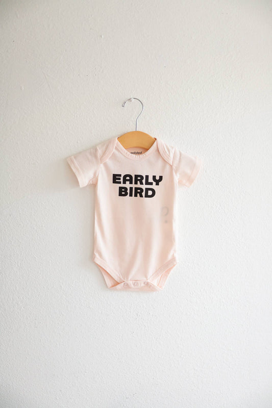 Organic Cotton Baby Onesie | Early Bird | 3M