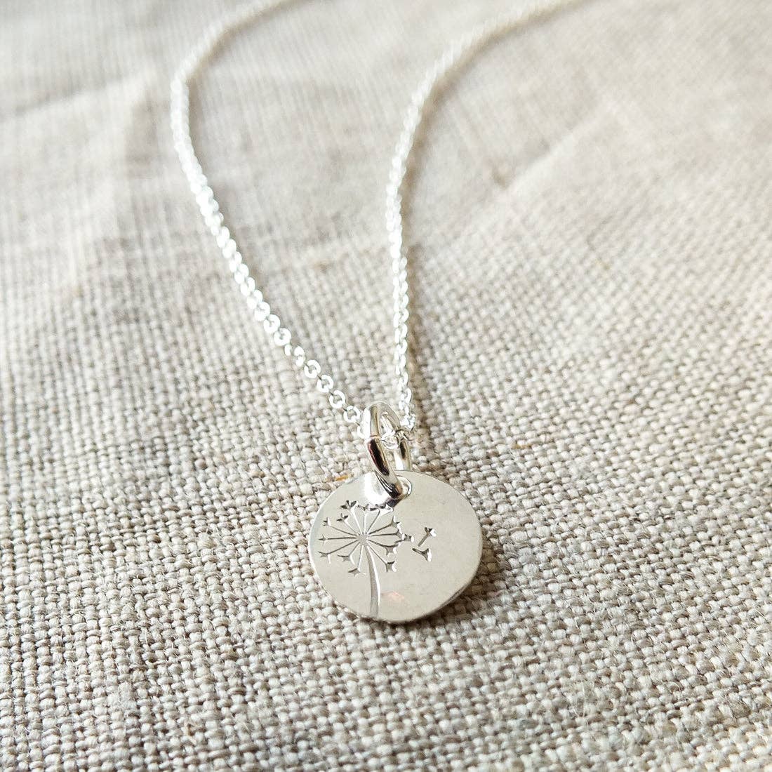 Dandelion Wishes Necklace | Sterling Silver