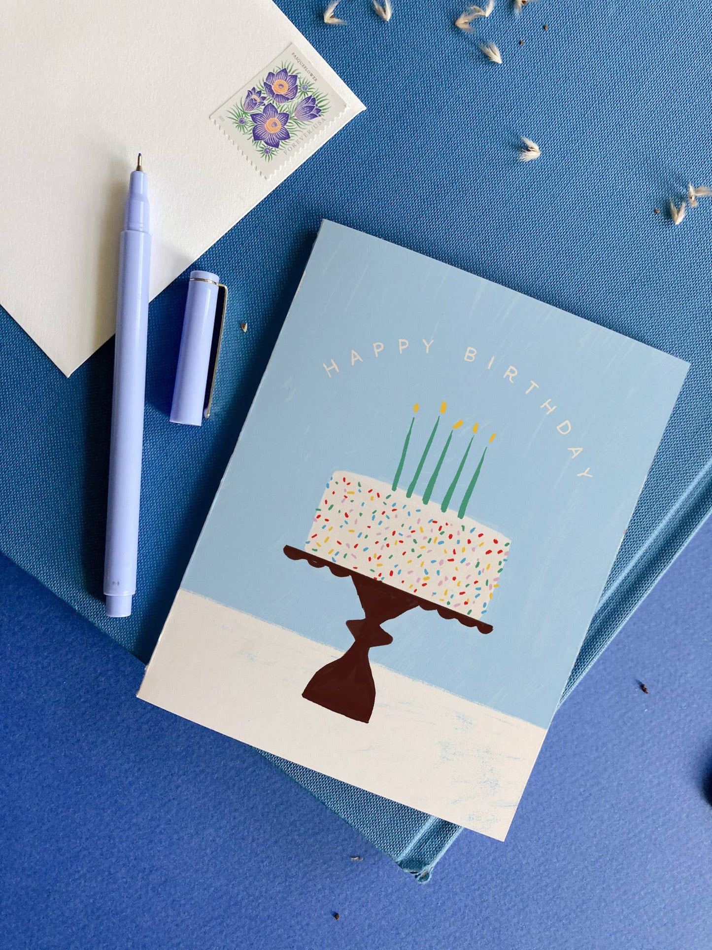 Cake Stand – Classic Cake Happy Birthday Card