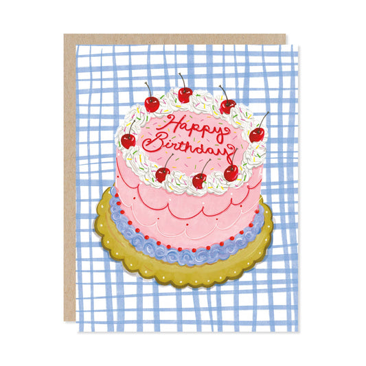 Pop Art Cake Birthday Card