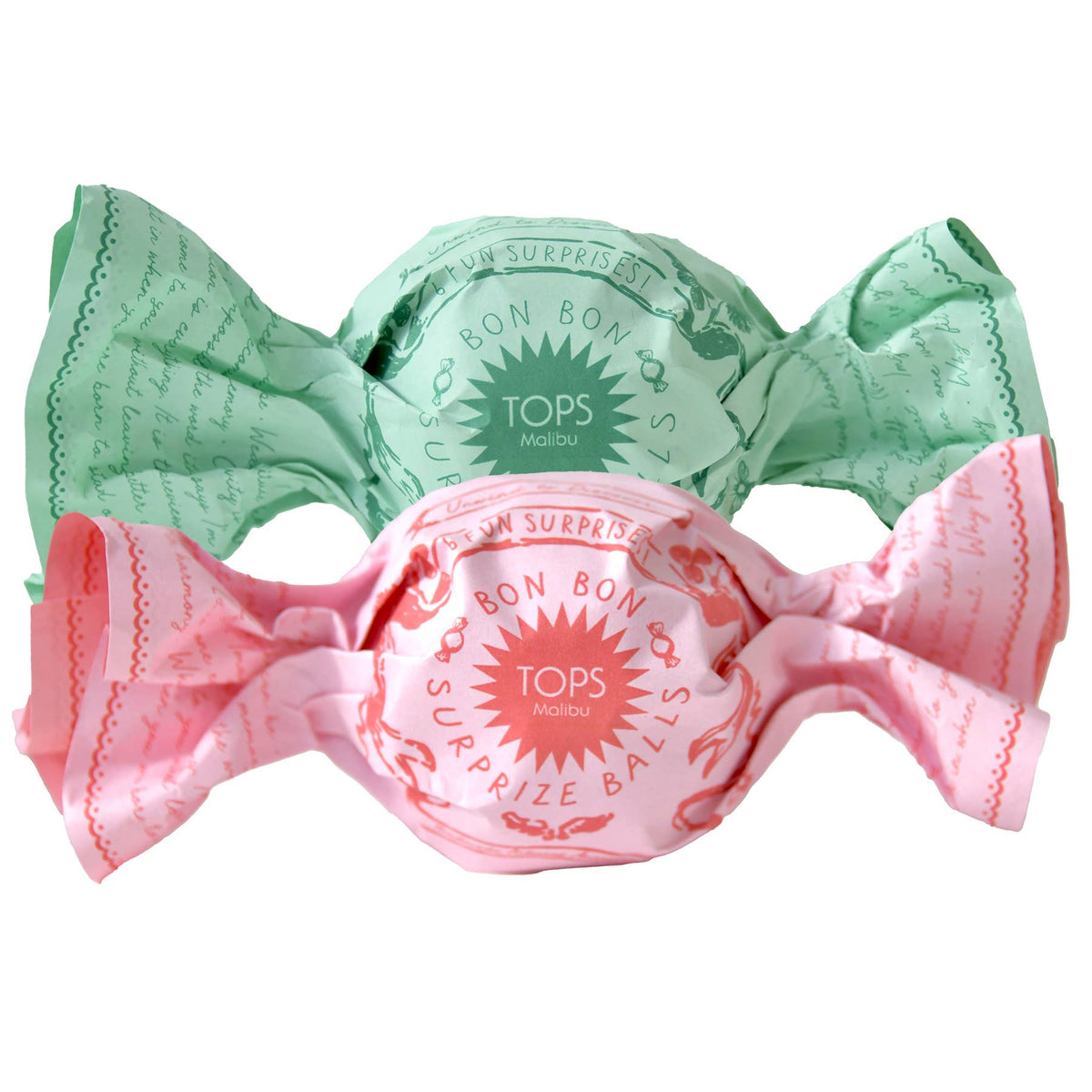 Our Bon Color Mini Surprise Ball - Christmas - Bon Bon Treat - Asst Colors – Small Batch
