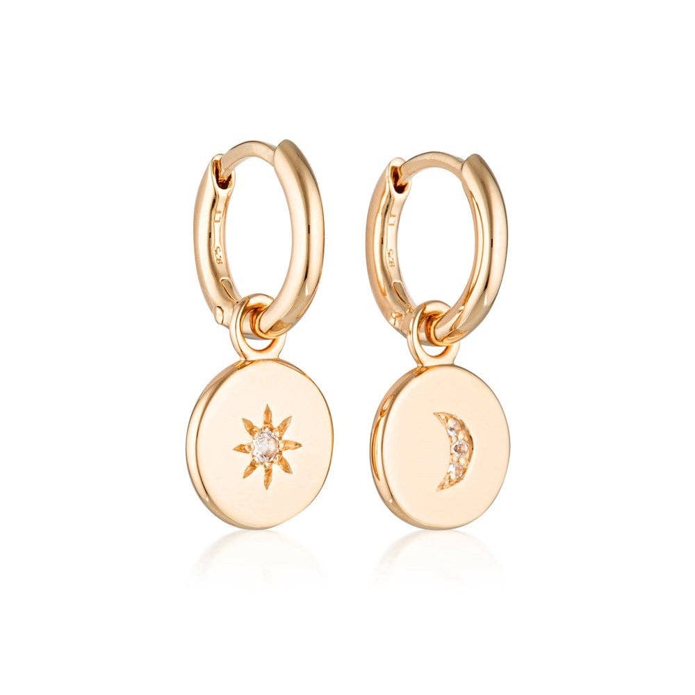 The Luminaries Hoop Earrings: Sterling Silver