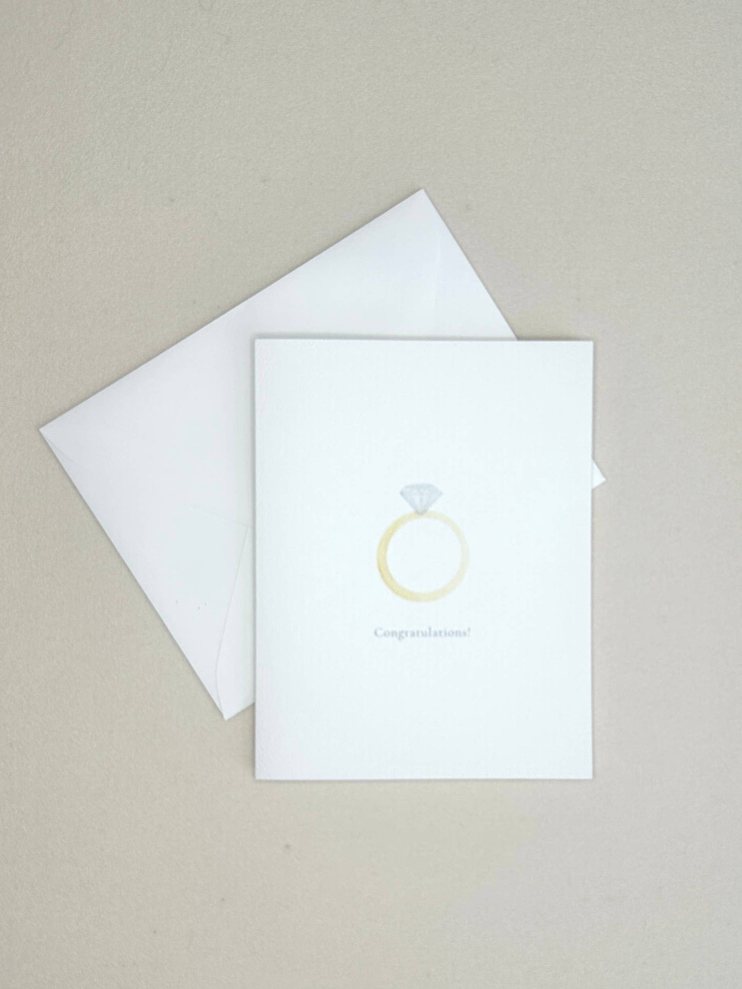 Engagement Ring Greeting Card