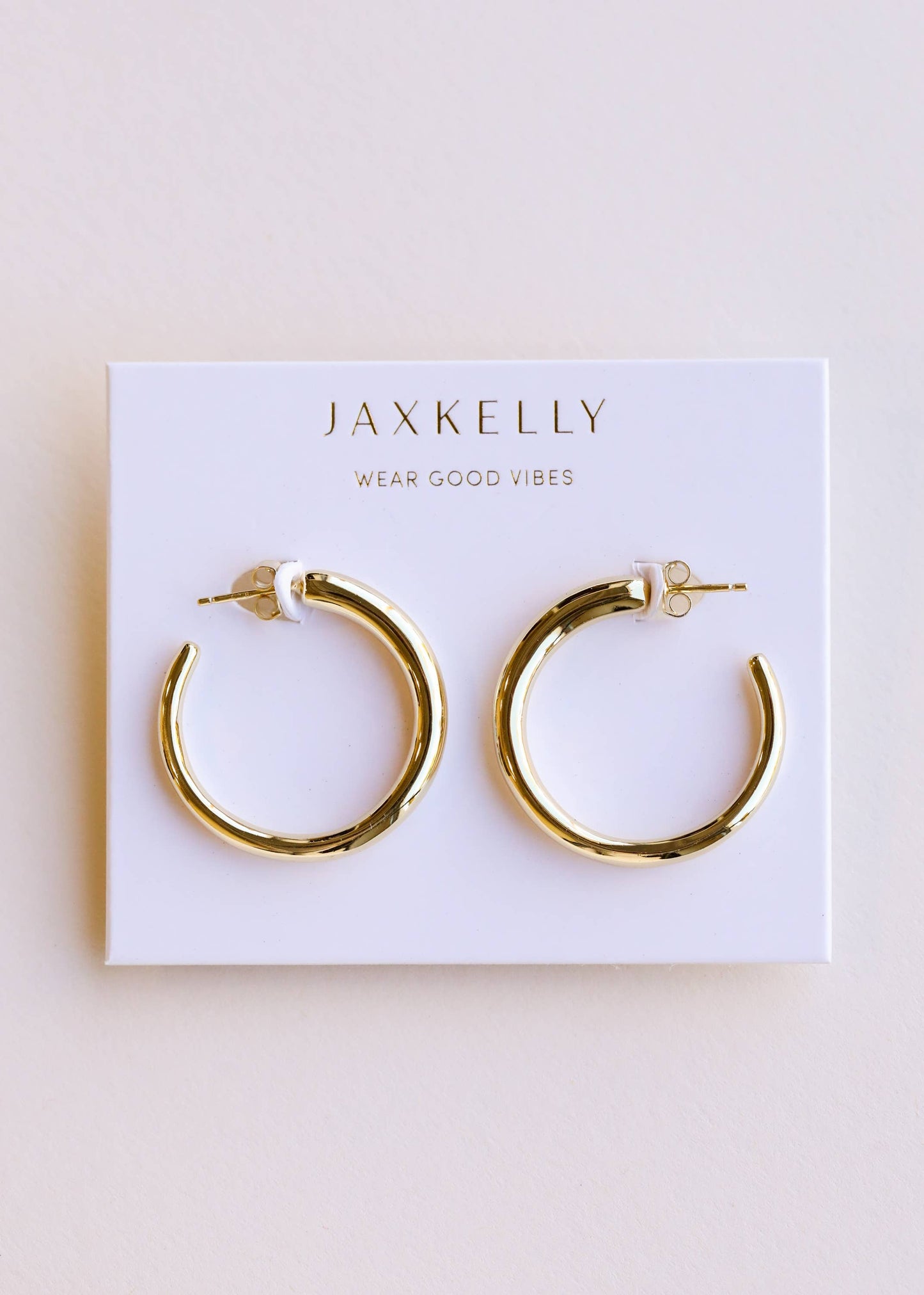 Everyday Medium Hoop Earrings | Gold