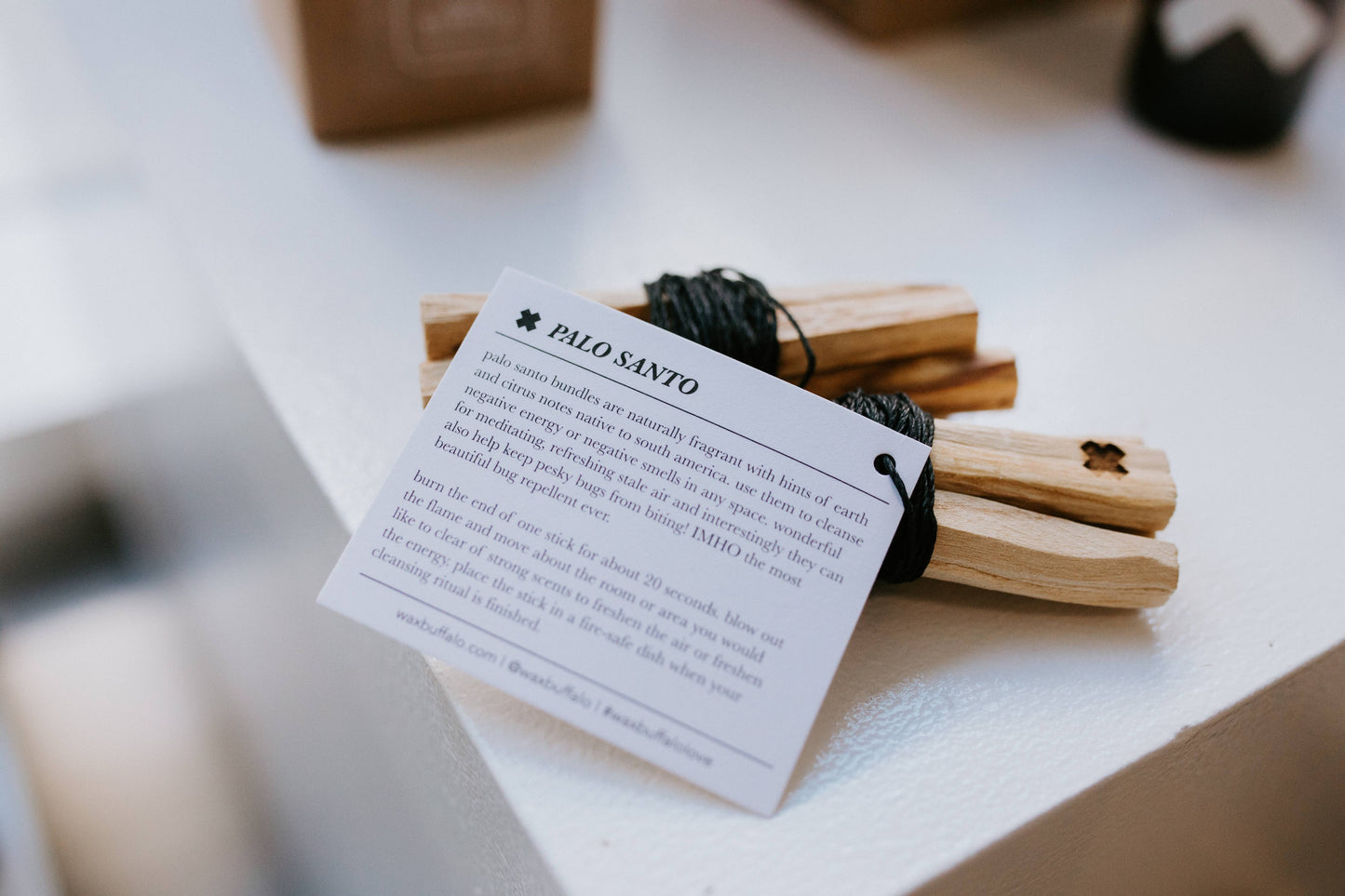 Wax Buffalo Branded Palo Santo Bundle
