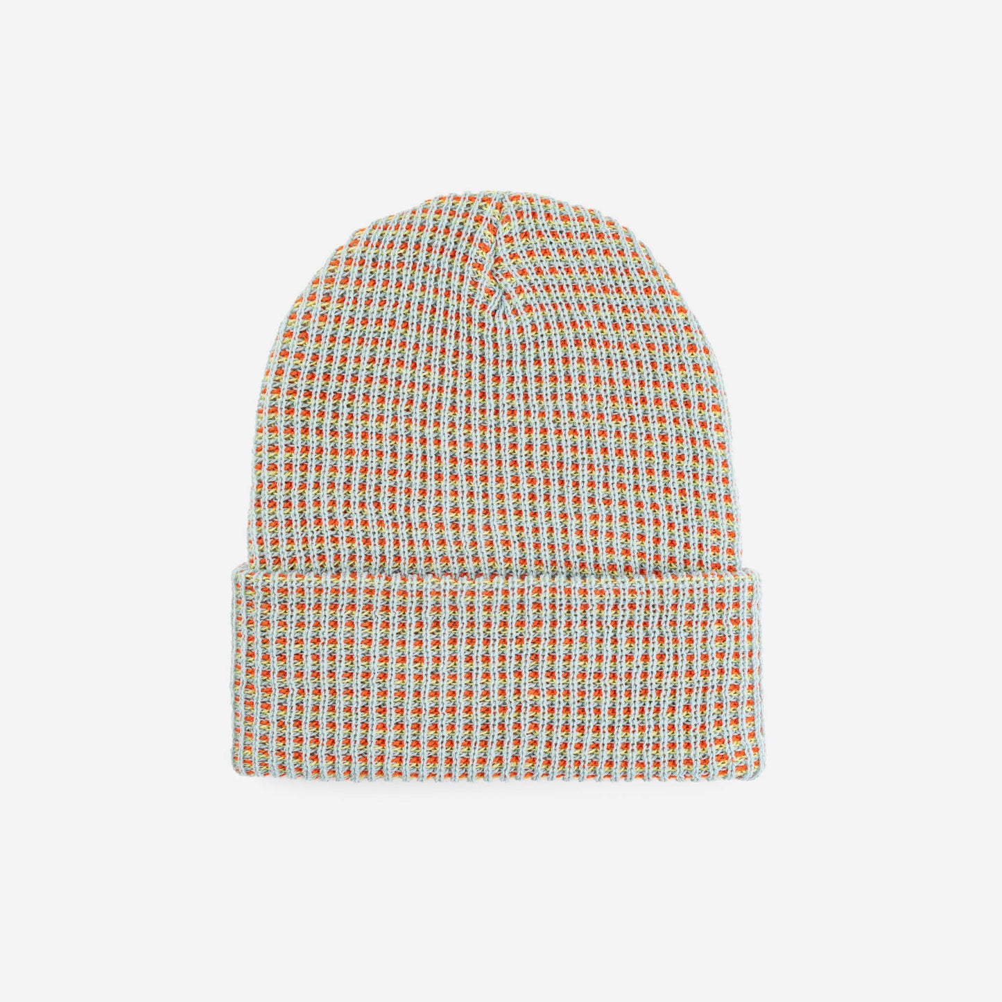 Simple Grid Knit Beanie | Pink