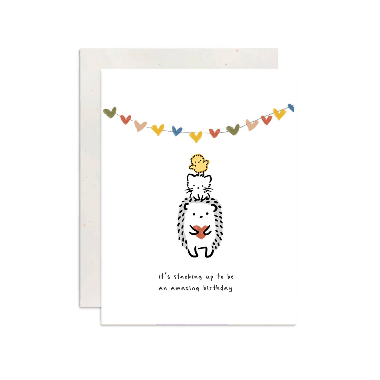 Stacking Up Birthday Card – Small Batch