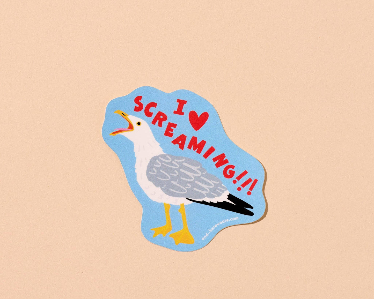 Vinyl Sticker | I Heart Screaming