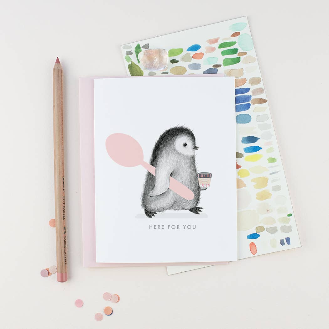 Here For You Sympathy & Encouragement Card