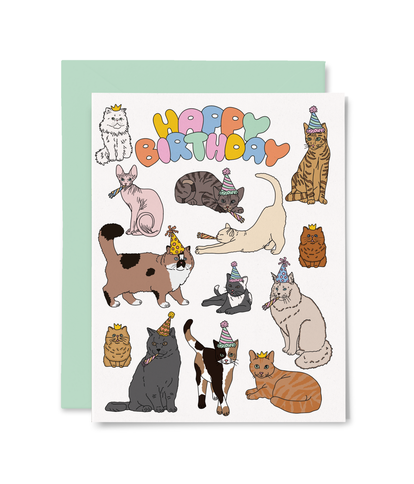 Party Cats Birthday Card