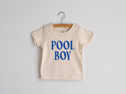 Pool Boy Cream Organic Baby & Kids Tee | 3-6 M