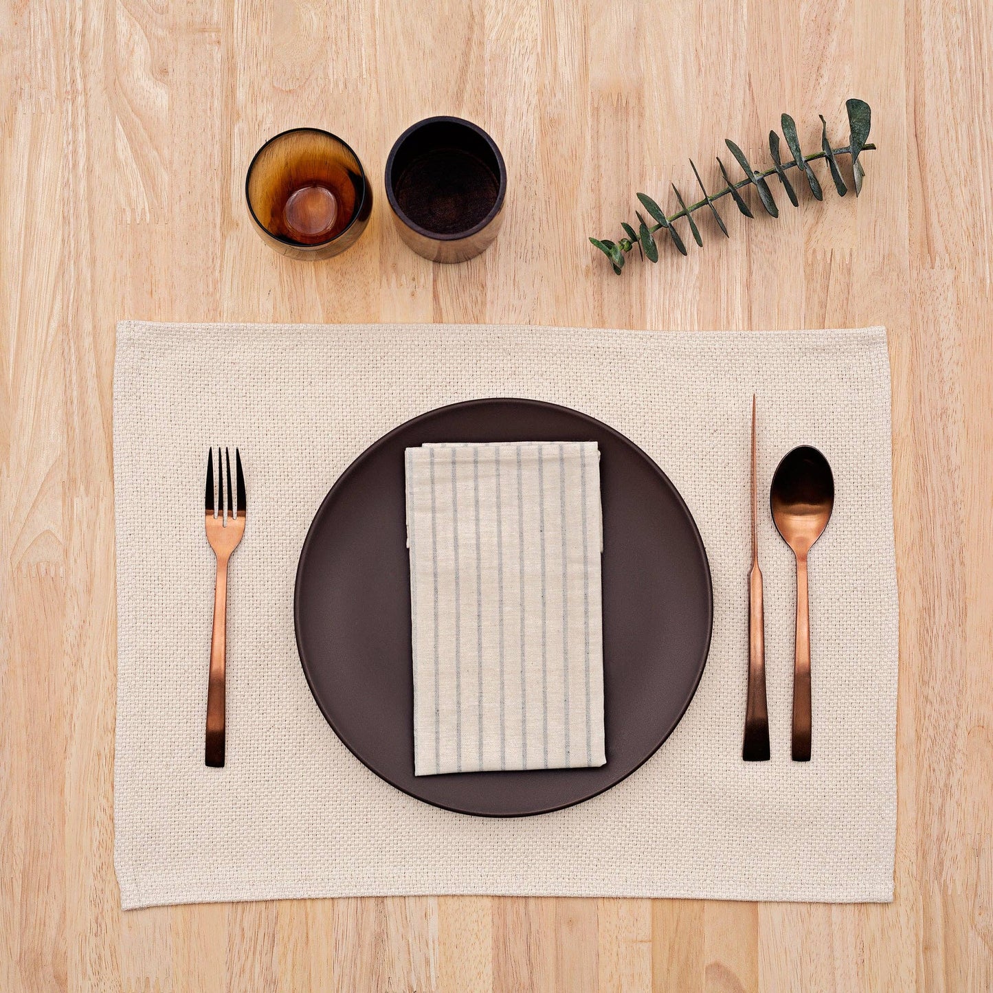 Rustic Placemats, Set of 4: Denim