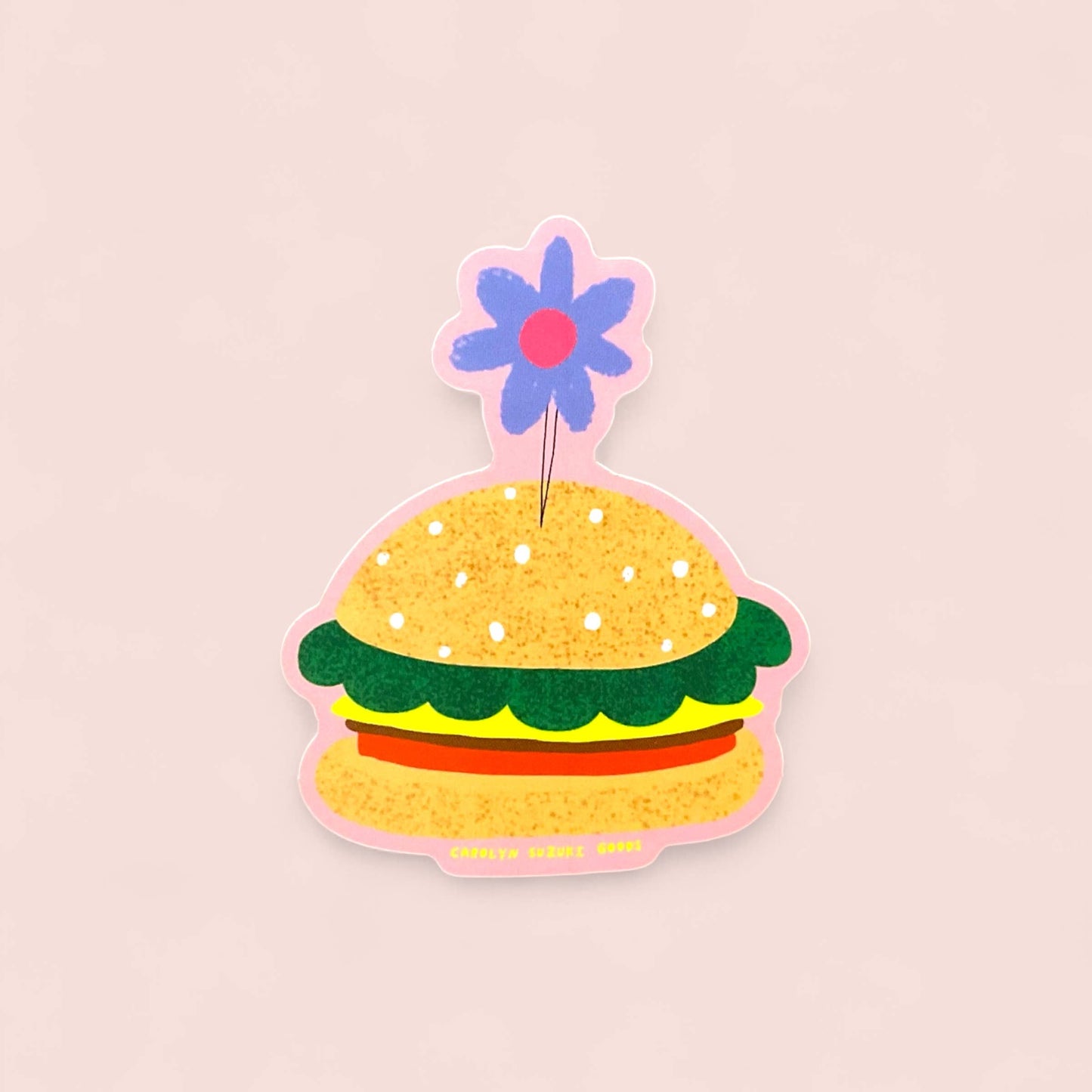 Burger Love - Die Cut Sticker