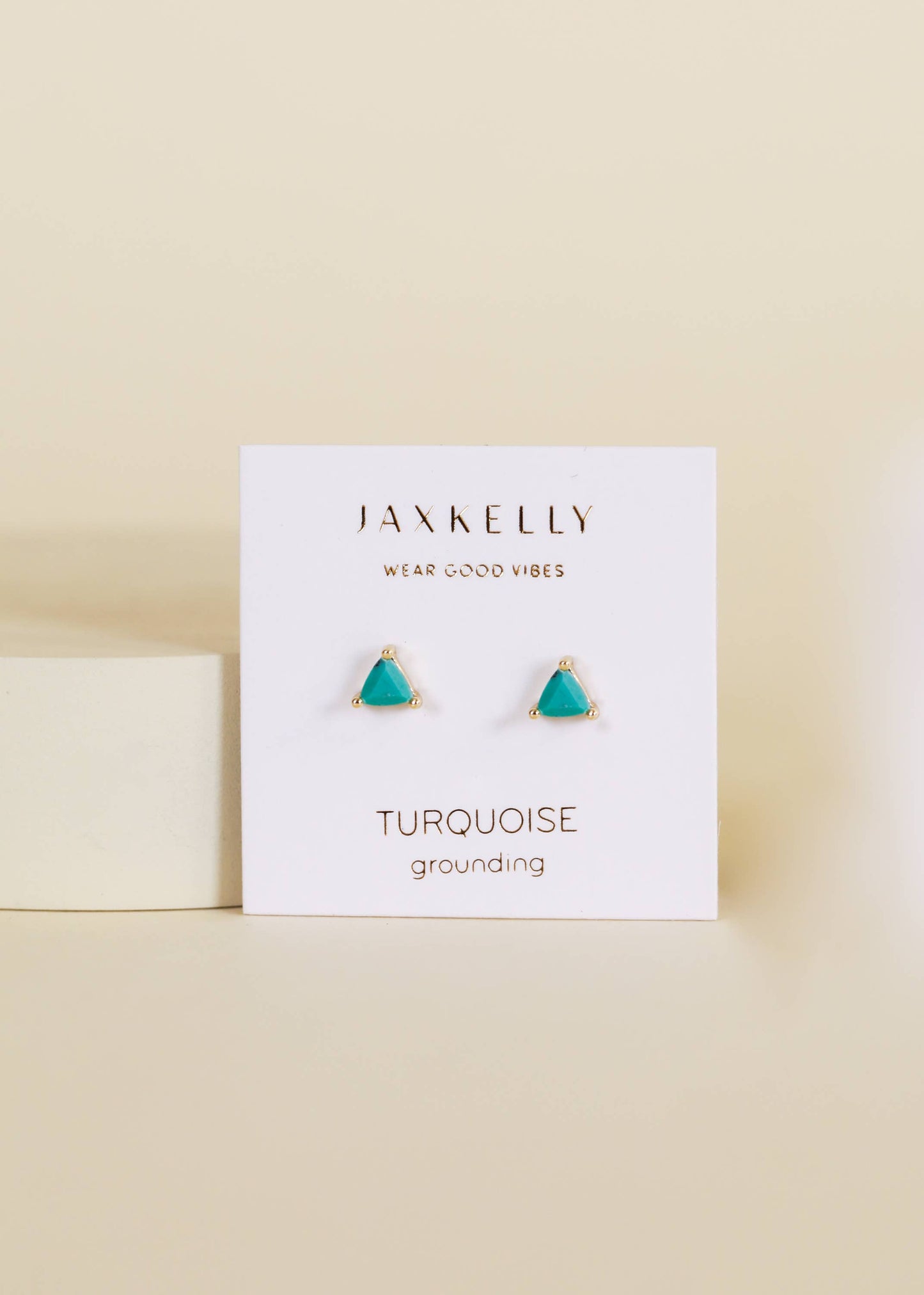 Mini Energy Gem Turquoise Earring