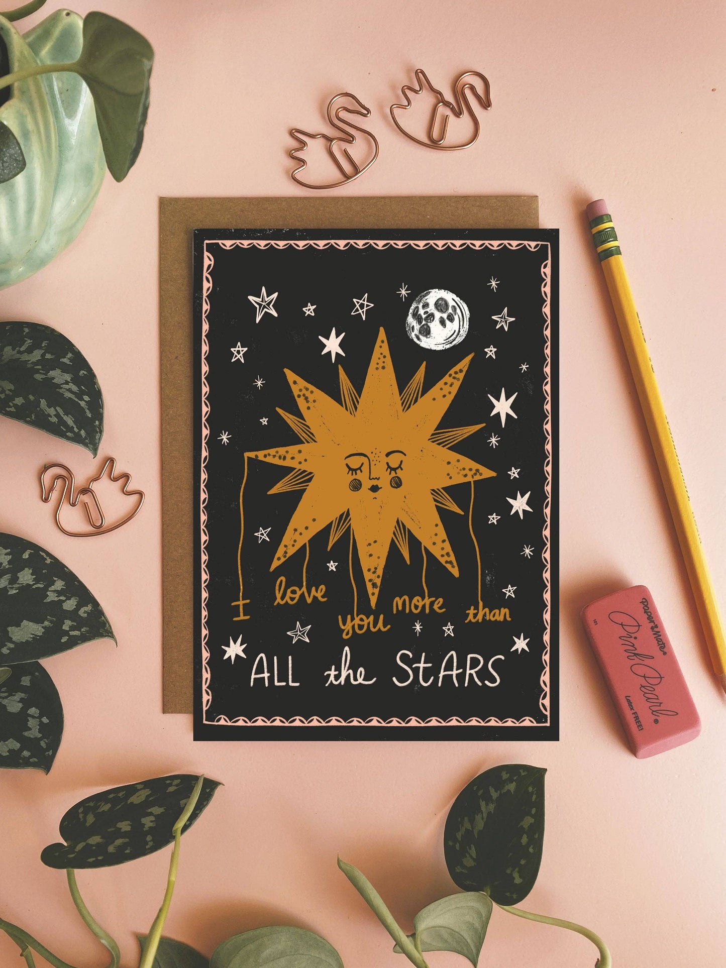 I Love You More than All the Stars Greeting Card