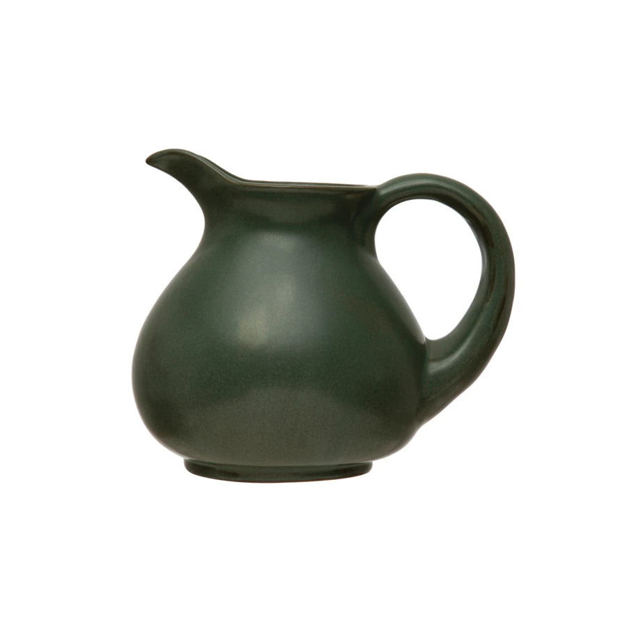 48 oz. Stoneware Pitcher, Reactive Glaze