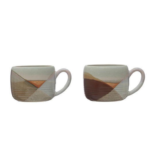 16 oz Stoneware Mug With Reactive Glaze