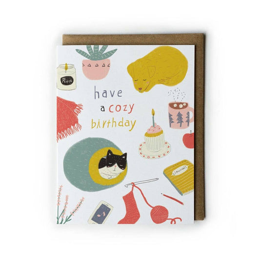 Have a Cozy Birthday Greeting Card