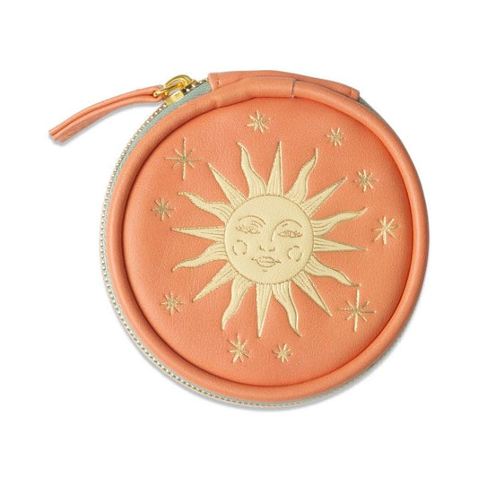 Vegan Leather Pill Case | Terracotta Sun
