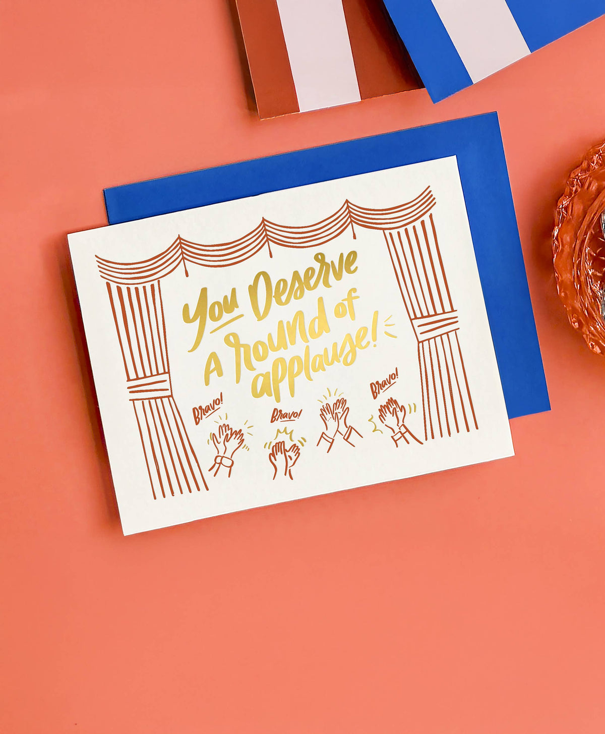 Applause  - Letterpress Congratulations Greeting Card