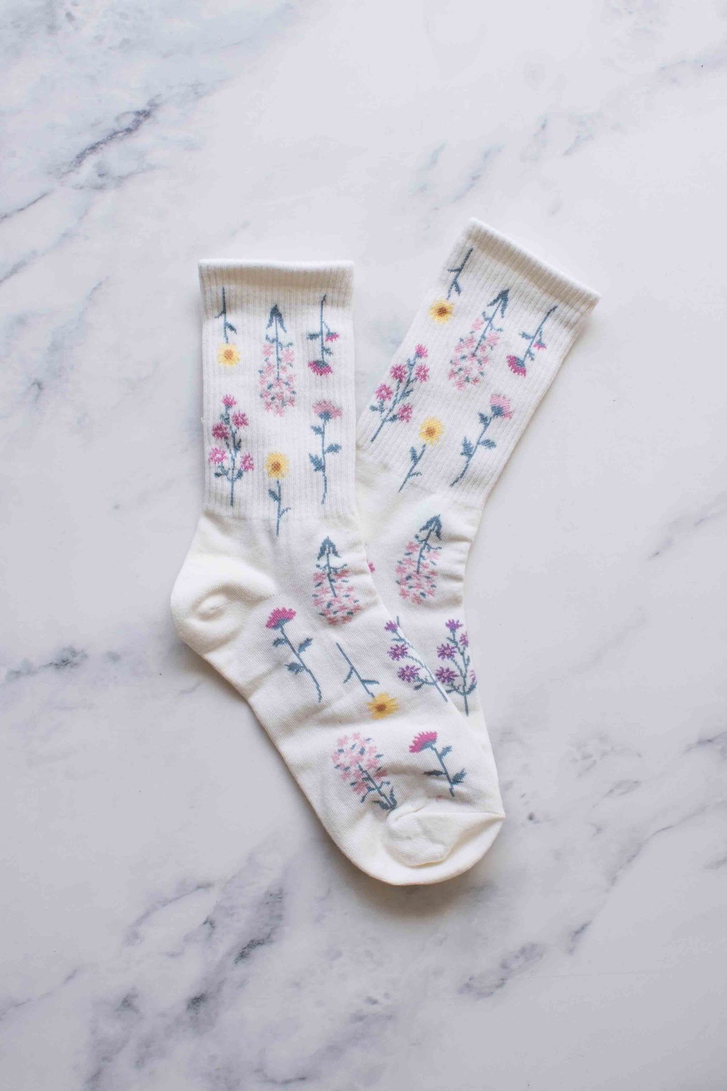 Women's Botanical Garden Casual Socks: Sage