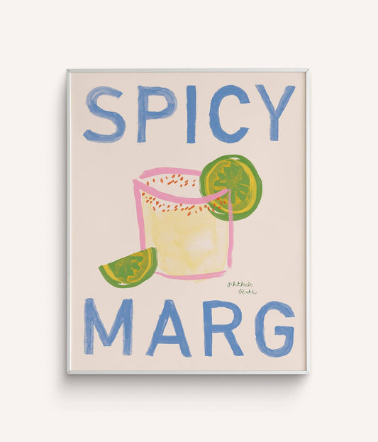 Spicy Marg Art Print: 8 x 10