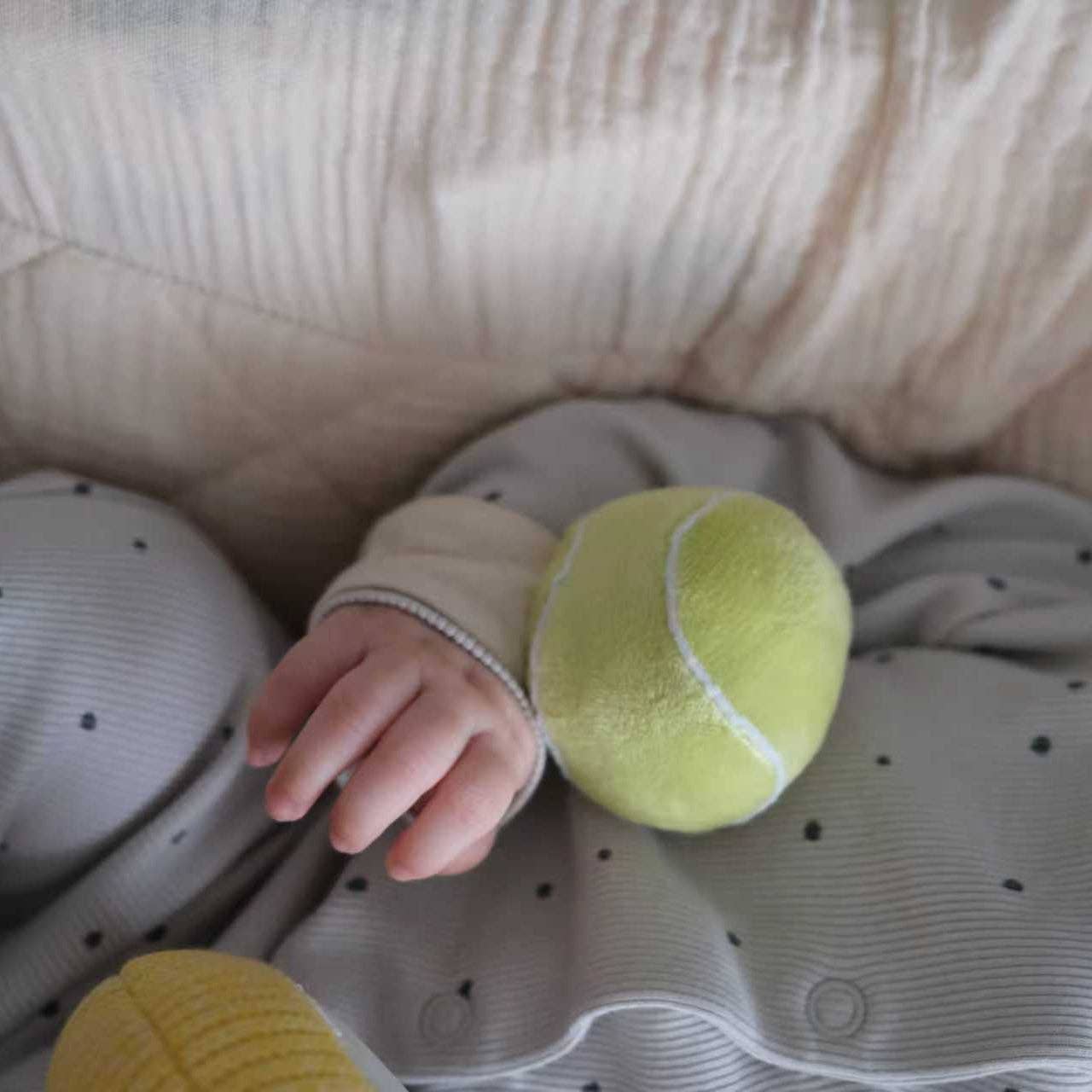 Tennis Baby Wrist Rattle