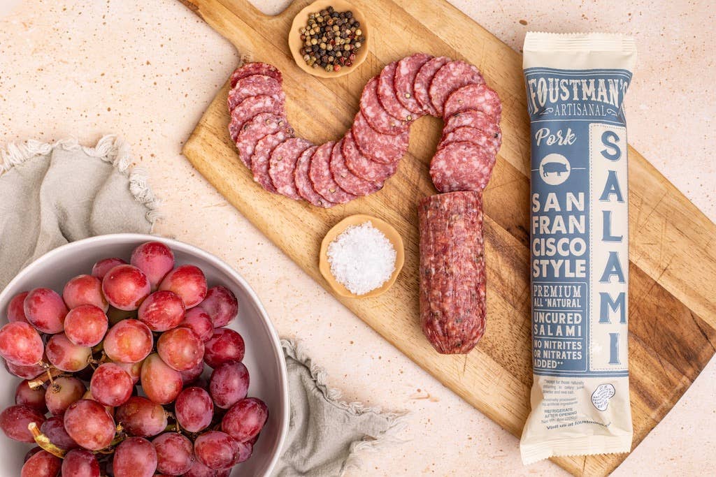 Foustman's Uncured Salami | Pork San Francisco Style 8oz
