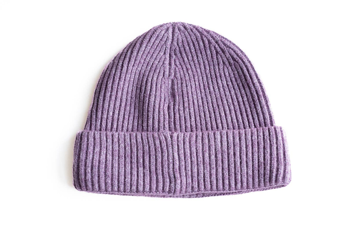 Heather Purple Smiley Beanie | Medium (2Y-8Y)