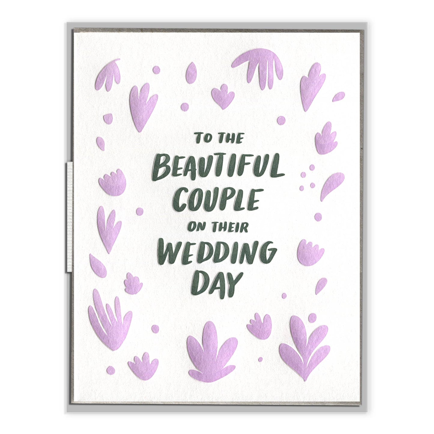 Beautiful Couple Wedding Day wedding card