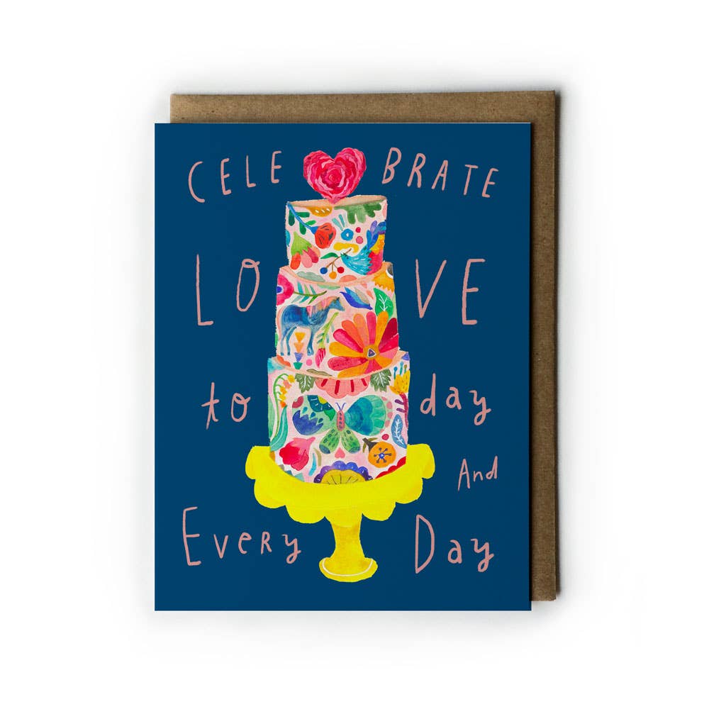 Wedding Cake Love Wedding Greeting Card