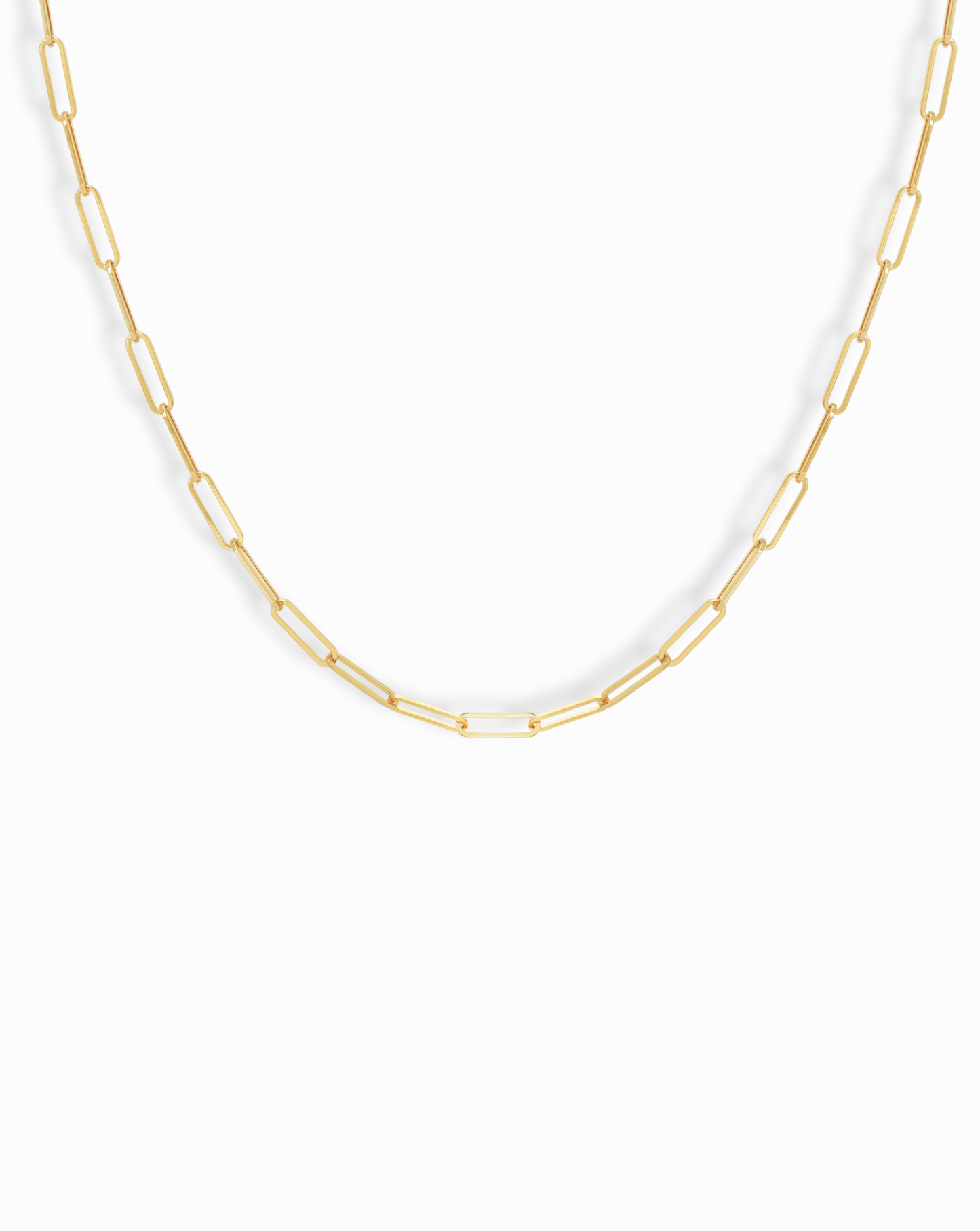 Gene Paperclip Chain Necklace