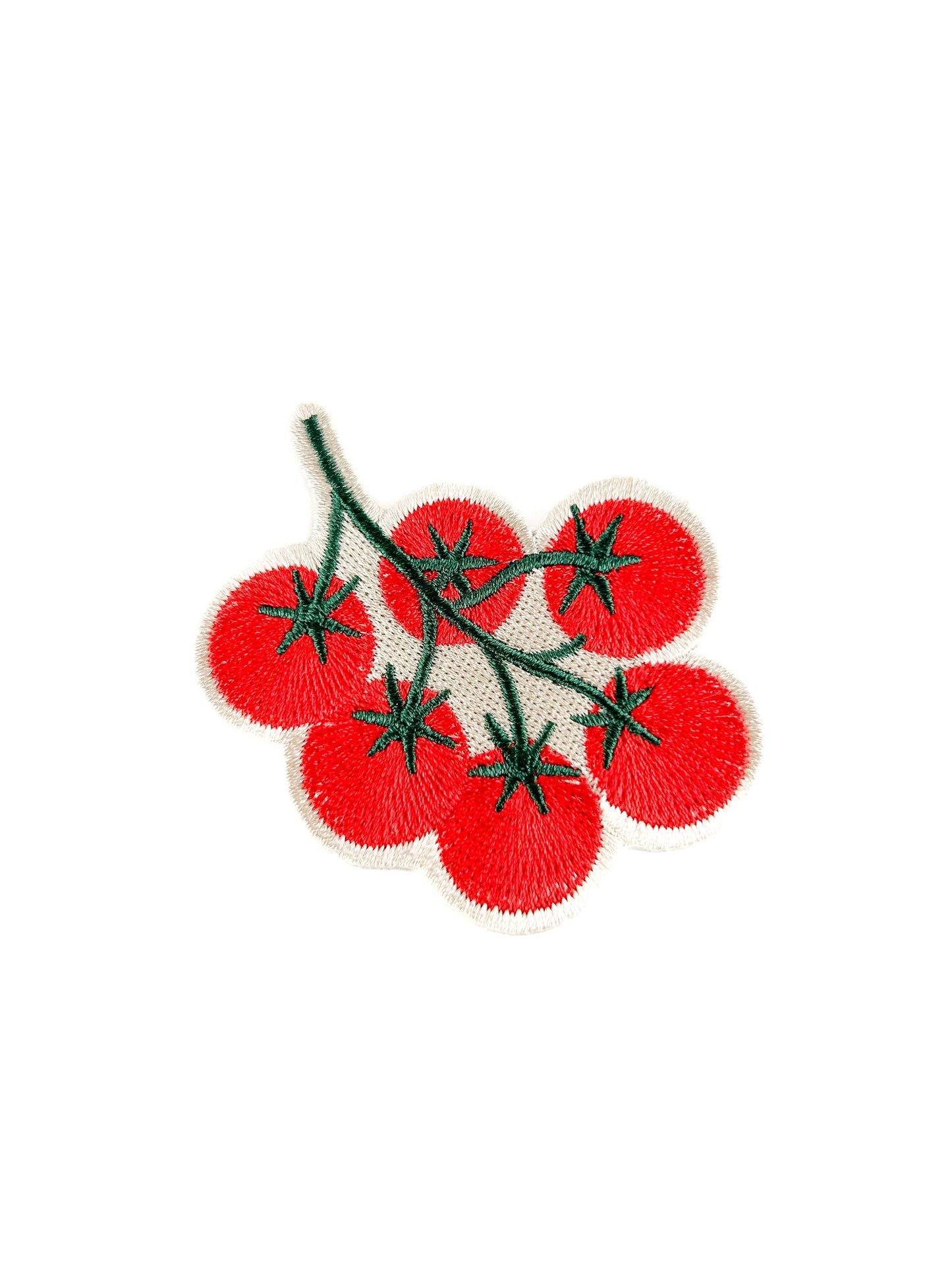 Tomato Vine Embroidered Patch Garden Lover Iron On Patch