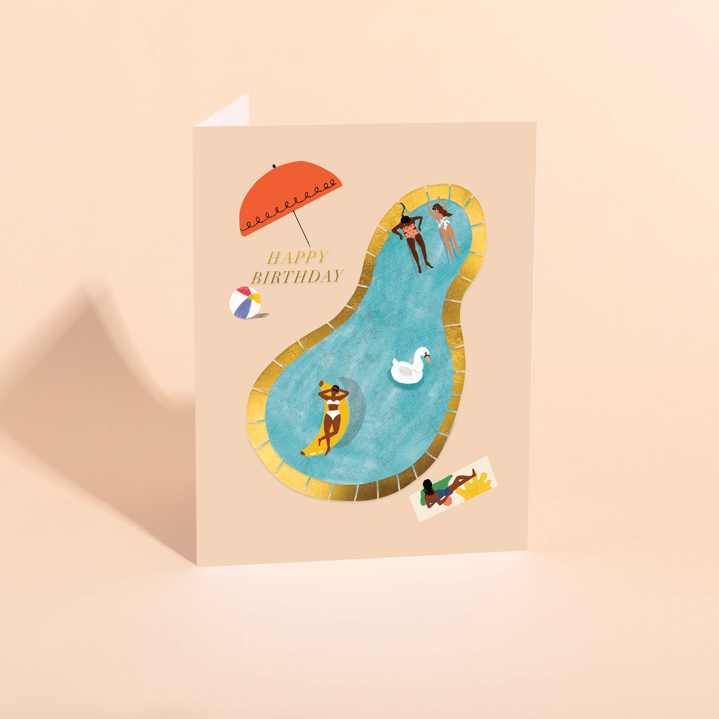 POOLSIDE BIRTHDAY - Birthday Card