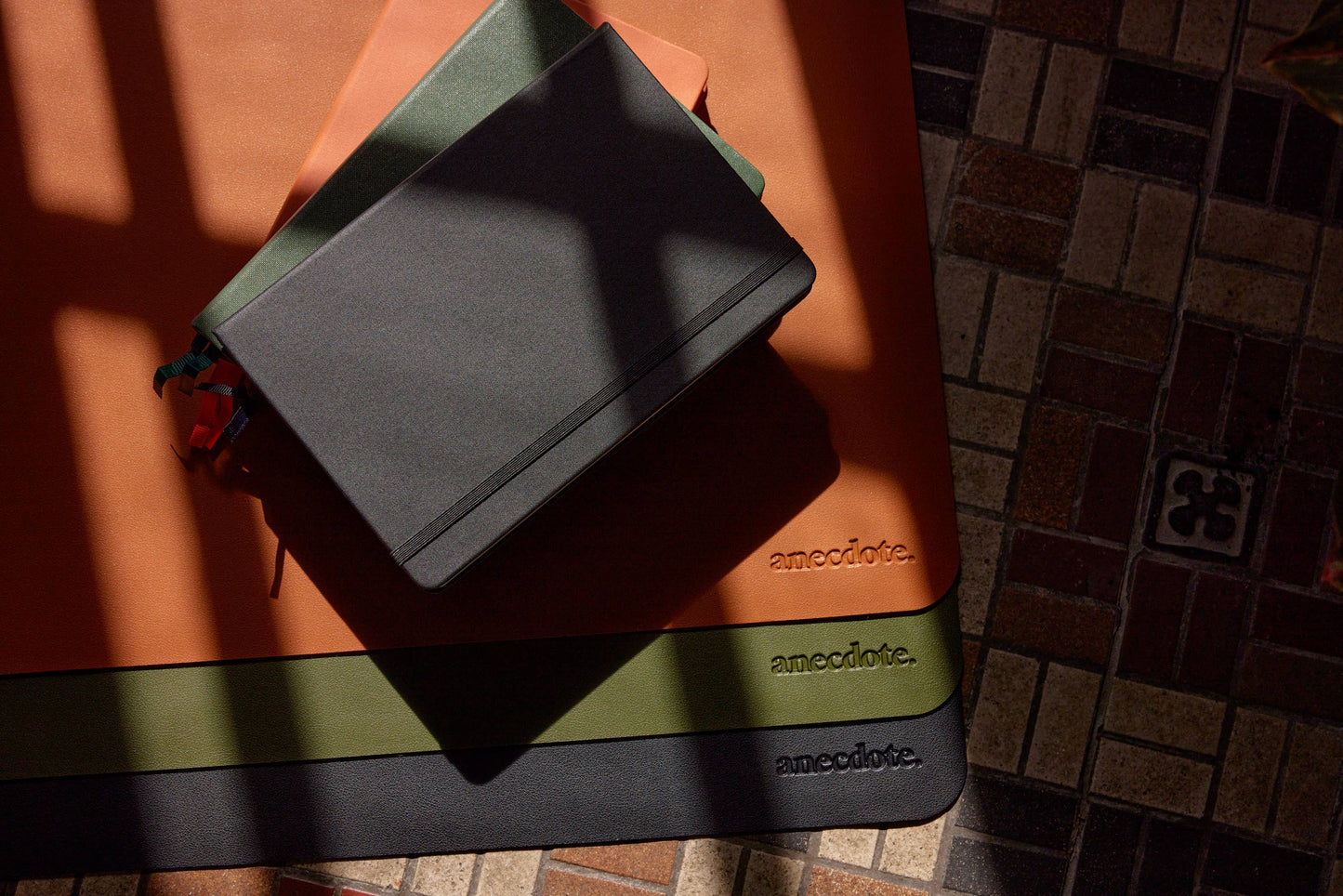 The Daily Planner - Hardcover with Library Buckram Cover: Olive