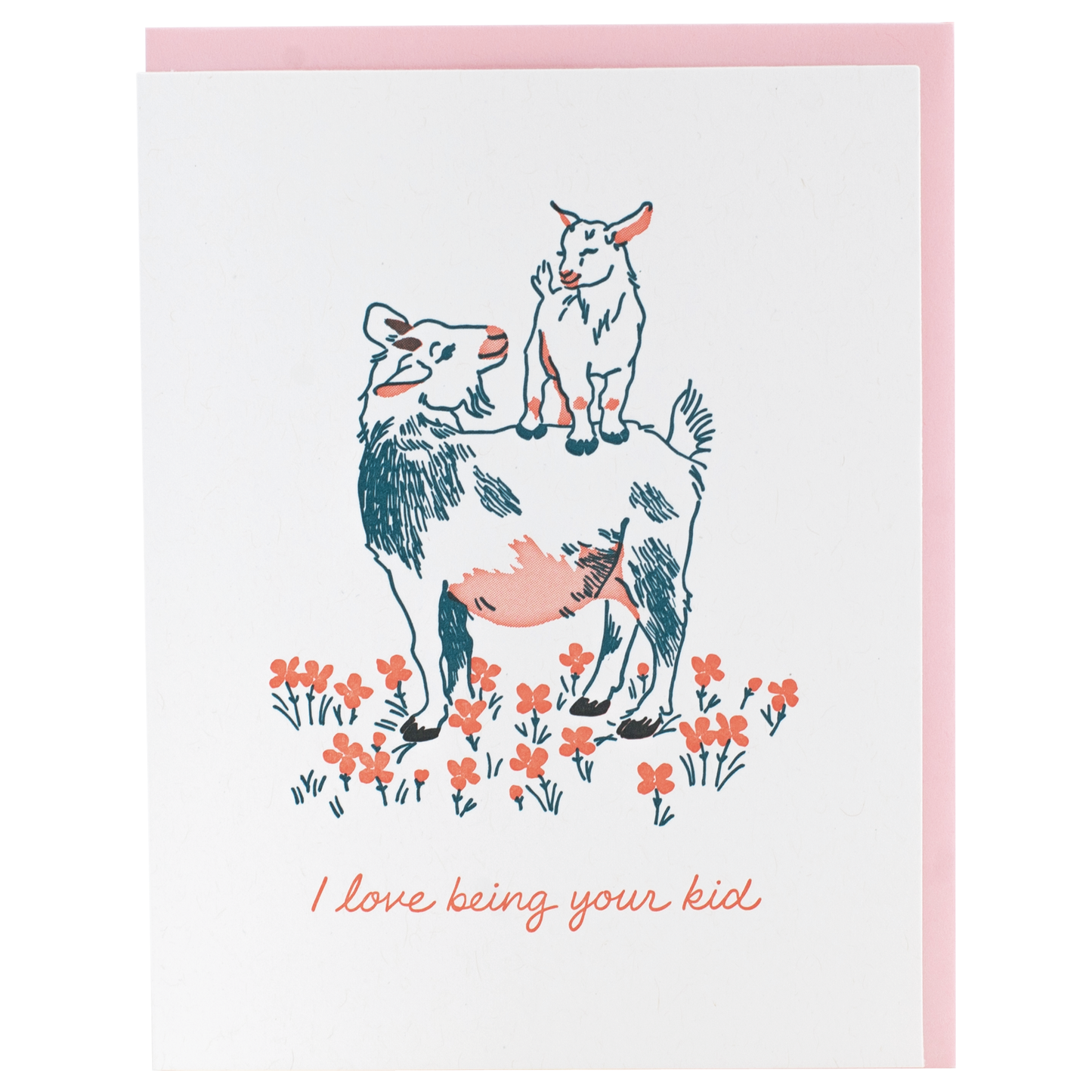 Goats Mother's Day Card