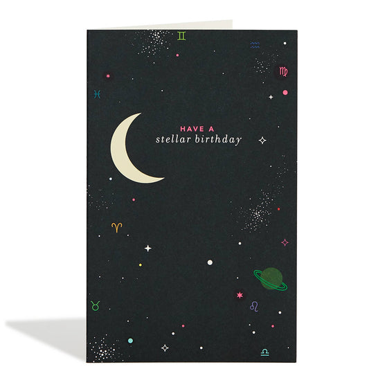 Birthday Outer Space Card